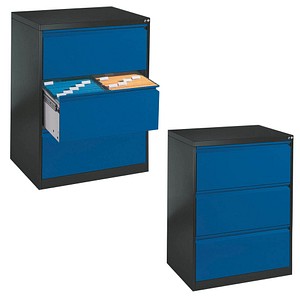 CP Hängeregistraturschrank blau/grau 3 Schubladen CP Hängeregistraturschrank blau/grau 3 Schubladen