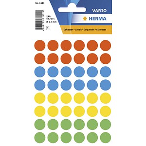 Herma Klebepunkte 1851 Rot Blau Gelb Grun Gunstig Online Kaufen Office Discount