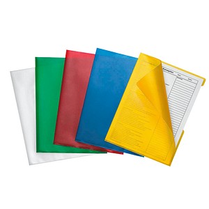 100 DURABLE Sichthüllen 2337 farbsortiert genarbt DIN A4 100 DURABLE Sichthüllen 2337 farbsortiert genarbt DIN A4