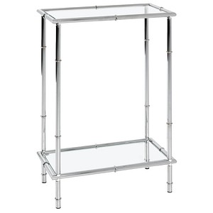 HAKU Möbel Regal chrom 2 Fachböden günstig online kaufen HAKU Möbel Regal chrom 2 Fachböden günstig online kaufen