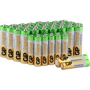 GP Batterien-Set SUPER Micro AAA, Mignon AA 1,5 V