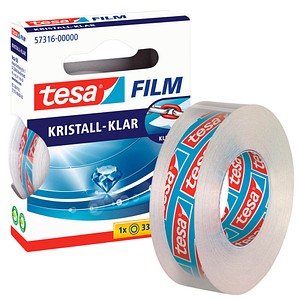 tesa Klebefilm kristall-klar 15,0 mm x 33,0 m 1 Rolle tesa Klebefilm kristall-klar 15,0 mm x 33,0 m 1 Rolle
