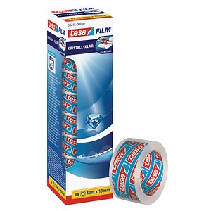 tesa tesafilm® Klebefilm kristall-klar 19,0 mm x 10,0 m 8 Rollen tesa tesafilm® Klebefilm kristall-klar 19,0 mm x 10,0 m 8 Rollen
