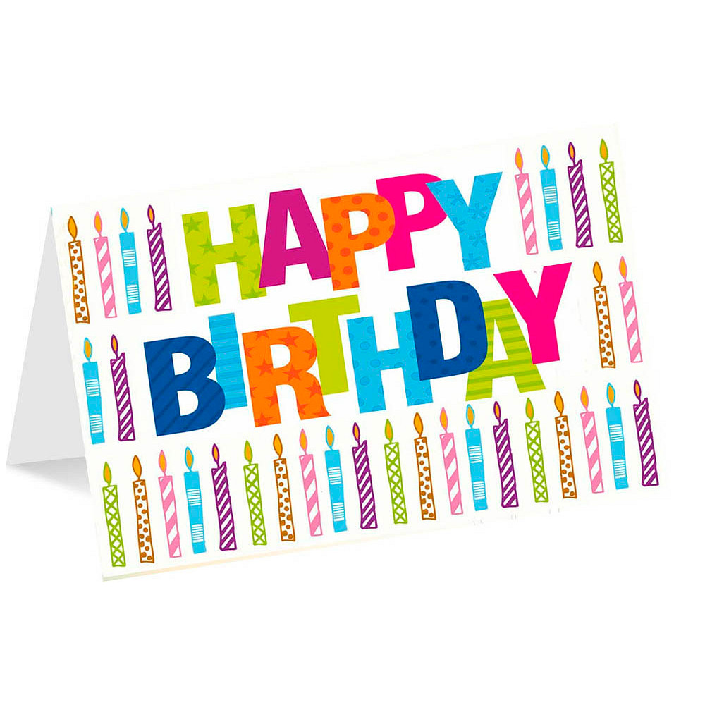 LUMA Geburtstagskarte HAPPY BIRTHDAY DIN B6 office discount