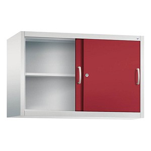 CP C 2000 Acurado Aufsatz-Schiebetürenschrank rot/grau 1 Fachboden CP C 2000 Acurado Aufsatz-Schiebetürenschrank rot/grau 1 Fachboden