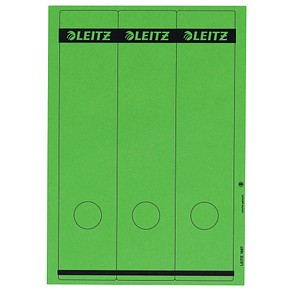 75 LEITZ Ordneretiketten 1687-55 grün für 8,0 cm Rückenbreite 75 LEITZ Ordneretiketten 1687-55 grün für 8,0 cm Rückenbreite