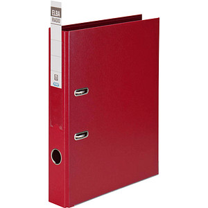 ELBA rado plast Ordner rot Kunststoff 5,0 cm DIN A4 ELBA rado plast Ordner rot Kunststoff 5,0 cm DIN A4