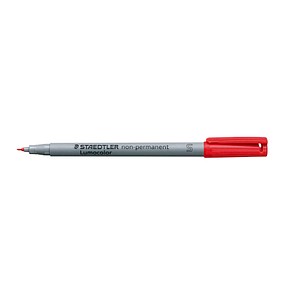 10 STAEDTLER Lumocolor Folienstifte rot 0,4 mm non-permanent 10 STAEDTLER Lumocolor Folienstifte rot 0,4 mm non-permanent