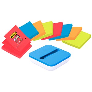 Post It Super Sticky Z Notes Haftnotizen Set Extrastark Farbsortiert 8 Blocke Mit Spender Gunstig Online Kaufen Office Discount