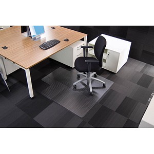 Rollsafe Bodenschutzmatte für Teppichböden rechteckig mit Lippe kurze Seite, 120,0 x 130,0 cm Rollsafe Bodenschutzmatte für Teppichböden rechteckig mit Lippe kurze Seite, 120,0 x 130,0 cm