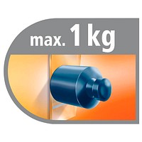 tesa Powerstrips TRANSPARENT Klebestreifen für max. 1,0 kg 2,0 x 5,0 cm, 8  St.