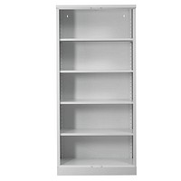 Gürkan Regal weiß 4 Fachböden günstig online kaufen | office cd regal weiß pulverbeschichtet