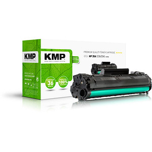KMP H-T100 schwarz Toner kompatibel zu HP 35A (CB435A)