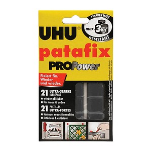 UHU ProPower doppelseitige Klebepads für max. 3,0 g 25 x 20,0 mm
