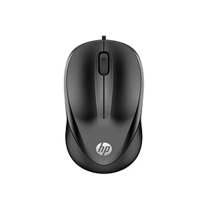 HP 1000 Maus kabelgebunden schwarz