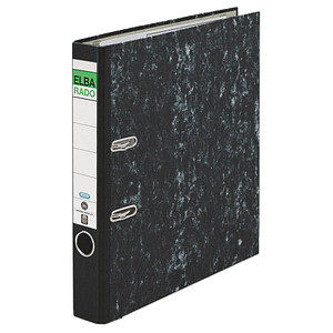 ELBA rado Wolkenmarmor Ordner schwarz marmoriert Karton 5,0 cm DIN A4 ELBA rado Wolkenmarmor Ordner schwarz marmoriert Karton 5,0 cm DIN A4