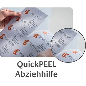 1.000 AVERY Zweckform Folien-Adressetiketten L4770-25 transparent 1.000 AVERY Zweckform Folien-Adressetiketten L4770-25 transparent