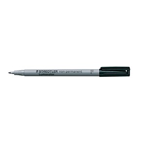 10 STAEDTLER Lumocolor Folienstifte schwarz 0,6 mm non-permanent 10 STAEDTLER Lumocolor Folienstifte schwarz 0,6 mm non-permanent
