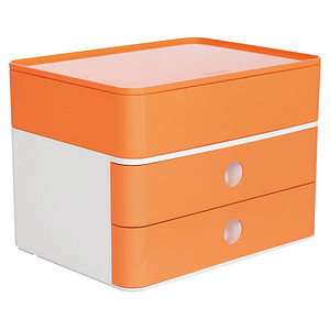 HAN Schubladenbox Smart Box plus ALLISON apricot orange 1100-81, DIN A5 mit 3 Schubladen
