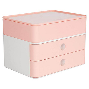 HAN Schubladenbox Smart Box plus ALLISON flamingo rose 1100-86, DIN A5 mit 3 Schubladen