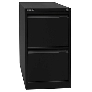 BISLEY Hängeregistraturschrank schwarz/schwarz 2 Schubladen BISLEY Hängeregistraturschrank schwarz/schwarz 2 Schubladen