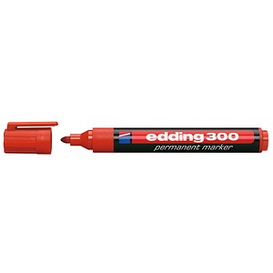 10 edding 300 Permanentmarker rot 1,5 - 3,0 mm 10 edding 300 Permanentmarker rot 1,5 - 3,0 mm