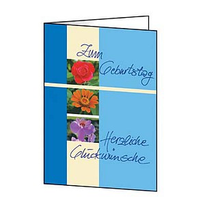 10 SIGEL Glückwunschkarten Geburtstag Trio DIN A6 10 SIGEL Glückwunschkarten Geburtstag Trio DIN A6