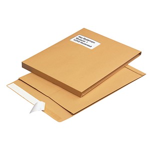 MAILmedia Faltenversandtaschen DIN C4 mit Fenster braun mit 2,0 cm Falte, 100 St. MAILmedia Faltenversandtaschen DIN C4 mit Fenster braun mit 2,0 cm Falte, 100 St.