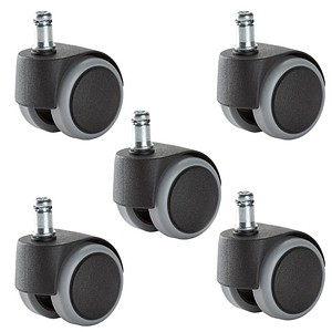 5 Mayer Stuhlrollen für harte Böden 5 Mayer Stuhlrollen für harte Böden