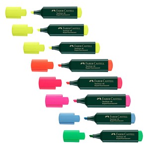 8 FABER-CASTELL 48 Textmarker farbsortiert 8 FABER-CASTELL 48 Textmarker farbsortiert