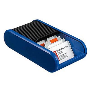 helit Visitenkartenbox blau/schwarz helit Visitenkartenbox blau/schwarz
