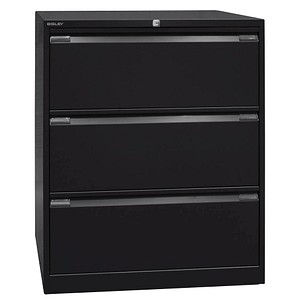 BISLEY Hängeregistraturschrank schwarz/schwarz 3 Schubladen BISLEY Hängeregistraturschrank schwarz/schwarz 3 Schubladen