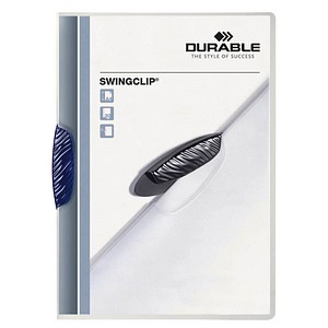 25 DURABLE Klemmhefter SWINGCLIP blau DIN A4 25 DURABLE Klemmhefter SWINGCLIP blau DIN A4