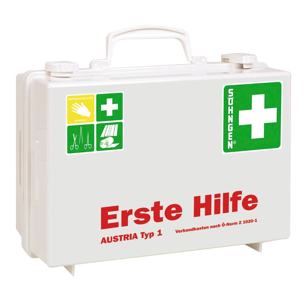 SÖHNGEN Erste-Hilfe-Koffer Austria Typ 1 ÖNORM Z 1020-1 weiß