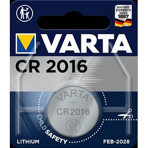 VARTA Knopfzelle CR2016 3,0 V VARTA Knopfzelle CR2016 3,0 V
