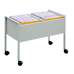 DURABLE Quer-Registratur Hängemappenwagen grau DURABLE Quer-Registratur Hängemappenwagen grau