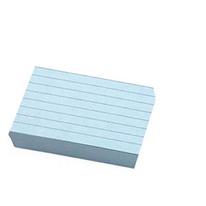 100 Karteikarten DIN A5 blau liniert 100 Karteikarten DIN A5 blau liniert