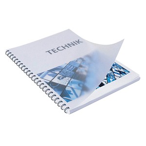 100 RENZ Deckblätter für Bindemappen transparent 100 RENZ Deckblätter für Bindemappen transparent