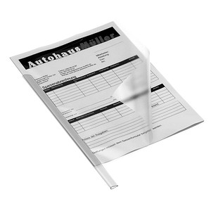 50 DURABLE Klemmschienen transparent 50 DURABLE Klemmschienen transparent