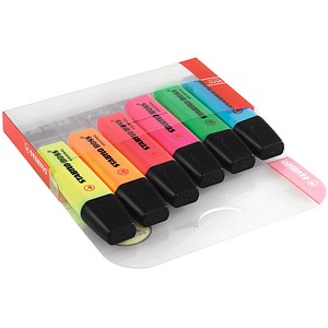 6 STABILO BOSS ORIGINAL Textmarker farbsortiert 6 STABILO BOSS ORIGINAL Textmarker farbsortiert