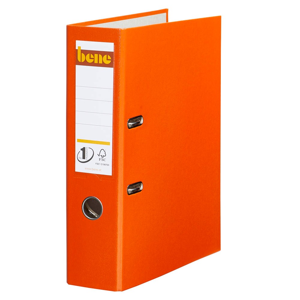 bene No.1 POWER Ordner orange Kunststoff 8,0 cm DIN A4 | office discount