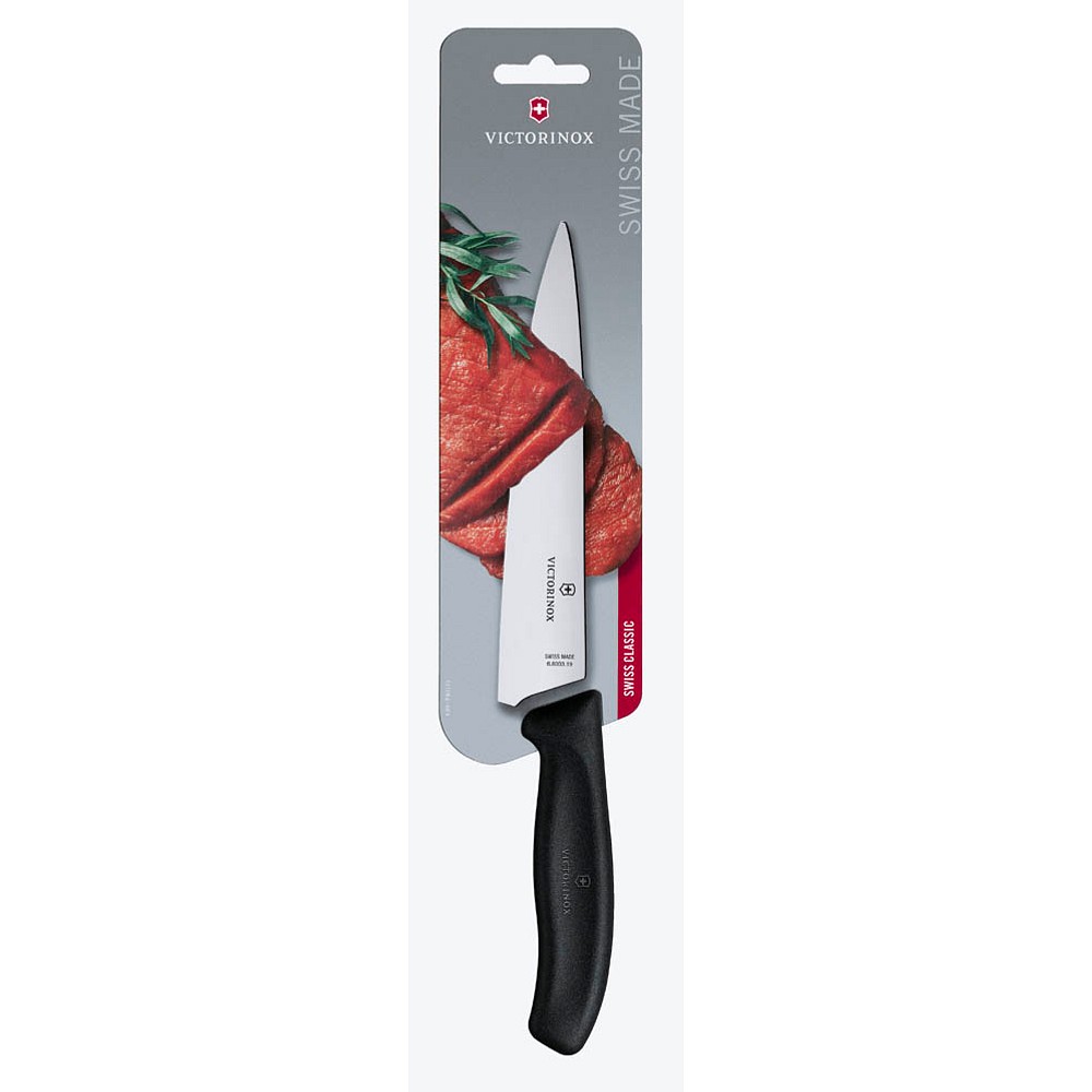 Victorinox Grand Maître Tranchiermesser, 22 Cm Klinge, Geschmiedet | Rostfreier Edelstahl, Kunststoffgriff, In Geschenkbox