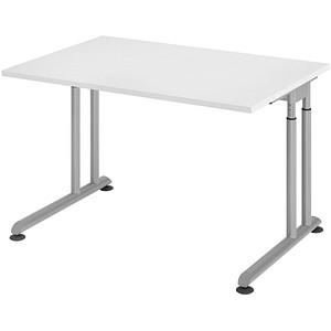Hammerbacher Popular Hohenverstellbarer Schreibtisch Weiss