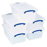 Really Useful Box Klappbox 32 l, schwarz, 32, Polypropylen, 47 x 23 x  34 cm (B x H x T)