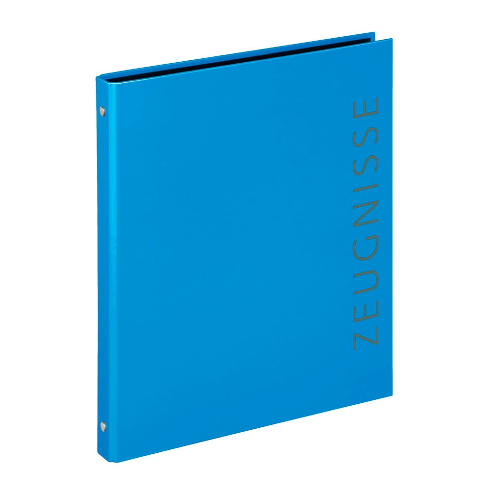 VELOFLEX Velocolor Attache-serrage A4 - Porte-documents 150 Feuilles Max - Structure Lin Bleu Clair