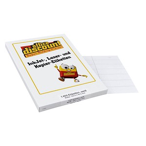 1.400 office discount Etiketten weiß 1.400 office discount Etiketten weiß