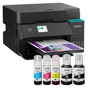 AKTION: EPSON EcoTank ET-3950 3 in 1 Tintenstrahl-Multifunktionsdrucker schwarz mit 60 Euro CashBack