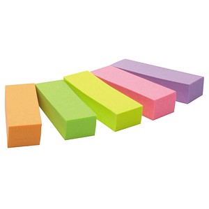 Post-it® Notes Markers Haftmarker farbsortiert 5x 100 Streifen Post-it® Notes Markers Haftmarker farbsortiert 5x 100 Streifen