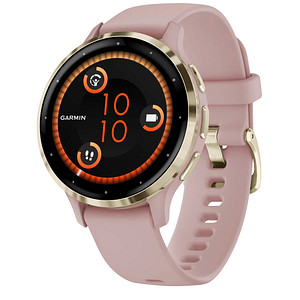 GARMIN Venu 3S Smartwatch dust rose, softgold | office discount