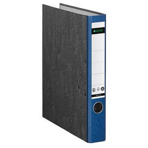 LEITZ 1050 Ordner blau marmoriert Karton 5,2 cm DIN A4 LEITZ 1050 Ordner blau marmoriert Karton 5,2 cm DIN A4